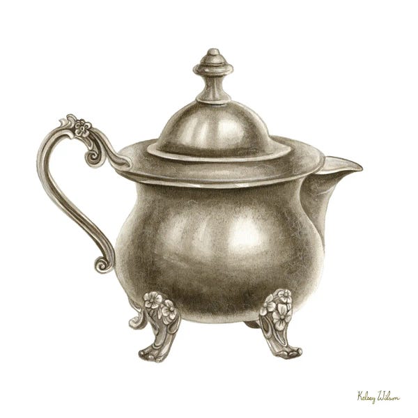 Kelsey Wilson: Vintage Tableware V-Pitcher by Kelsey Wilson