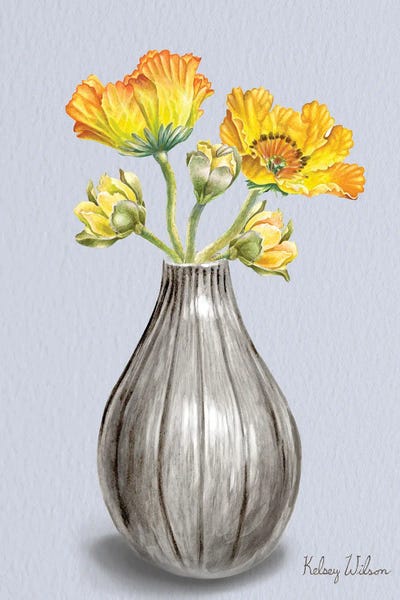Poppies In Vase II by Kelsey Wilson art print