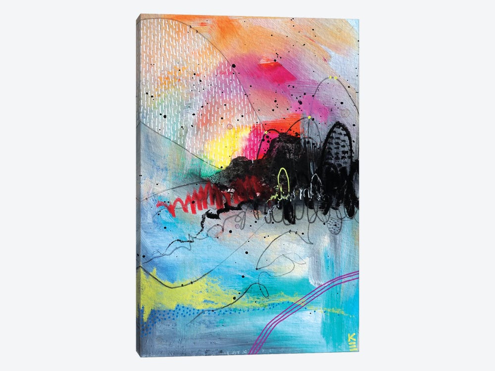 Modern Sunrise by Kristen Elizabeth 1-piece Canvas Print