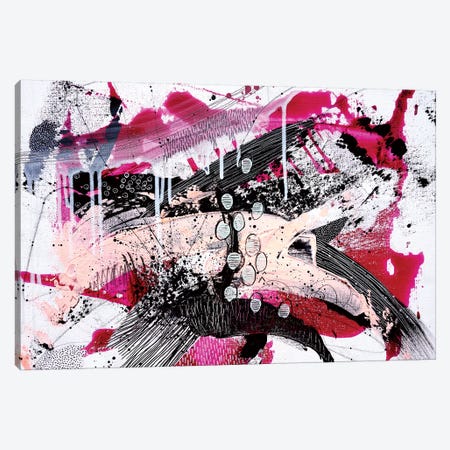 Pink Power Canvas Print #KEZ31} by Kristen Elizabeth Canvas Art Print