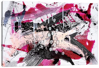 Pink Power Canvas Art Print - Kristen Elizabeth