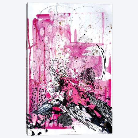 Splash Of Pink Canvas Print #KEZ39} by Kristen Elizabeth Canvas Print