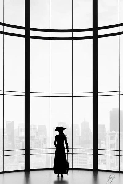 Historical Fashion: Thoughful View I by Kathrin Federer