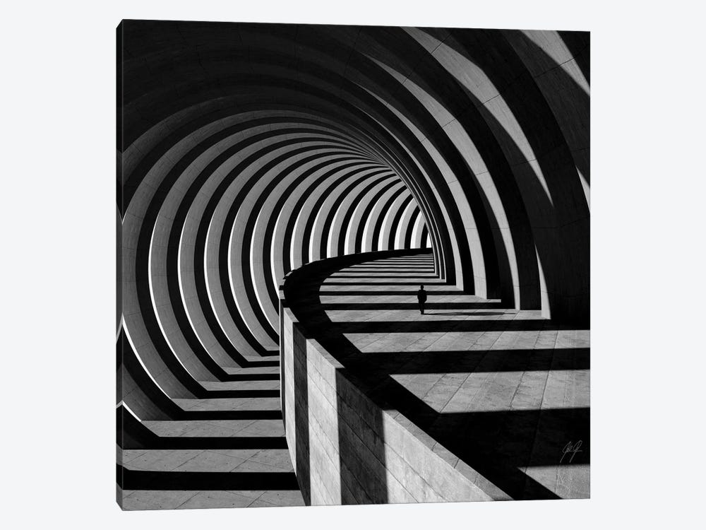 The Tunnel I by Kathrin Federer 1-piece Canvas Print