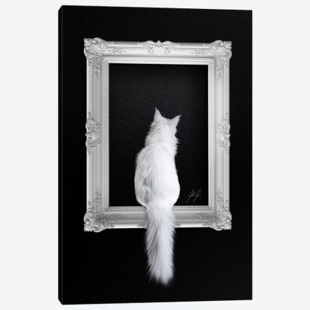 Cat In Frame Canvas Print #KFD160} by Kathrin Federer Canvas Art