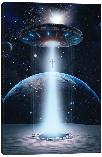 The Return Canvas Art Print - UFO Art