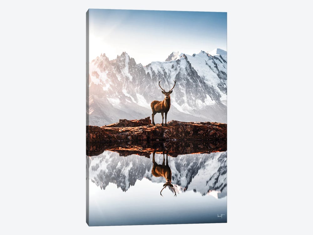 In The Mountains by Kathrin Federer 1-piece Canvas Art Print