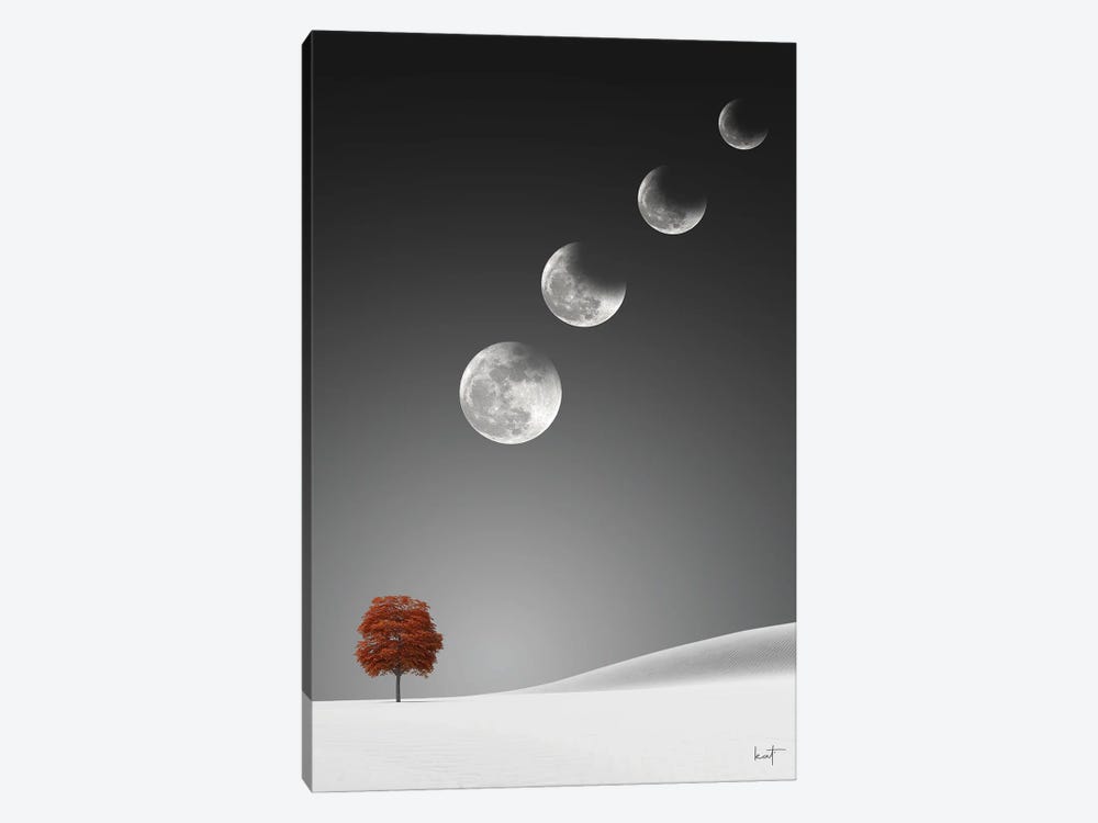 Lunar Eclipse by Kathrin Federer 1-piece Art Print