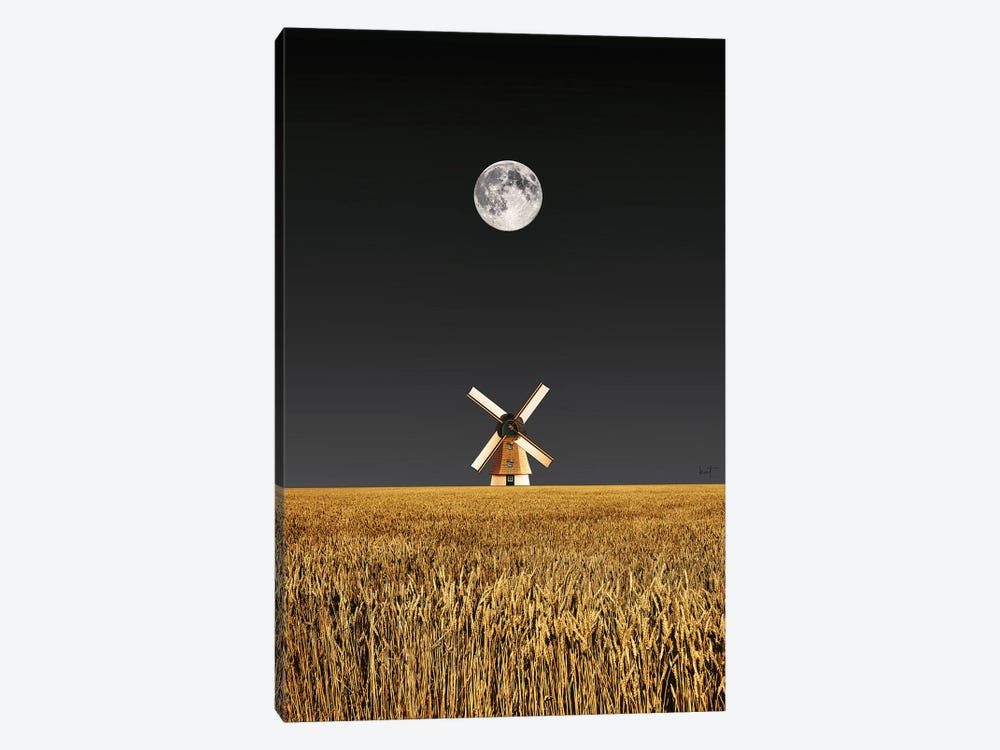 Gold Windmill by Kathrin Federer 1-piece Art Print