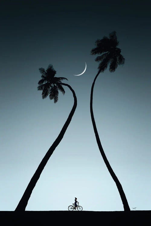 Sister Palms by Kathrin Federer wall art