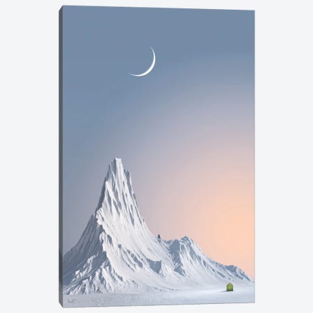 Snow Peak Canvas Print #KFD209} by Kathrin Federer Canvas Art Print