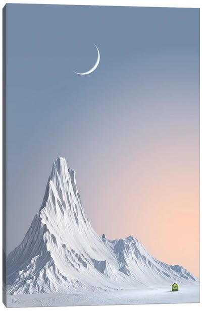 Snow Peak Canvas Art Print - Kathrin Federer