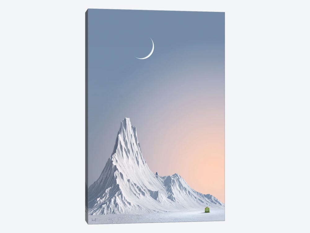 Snow Peak by Kathrin Federer 1-piece Canvas Art
