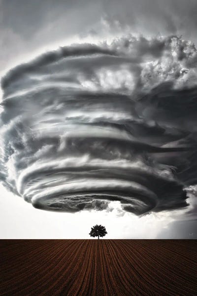 Wake Of Thunderstorm by Kathrin Federer multi panel art