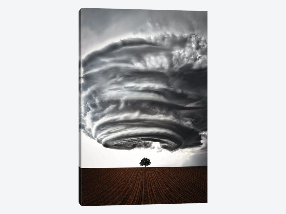 Wake Of Thunderstorm by Kathrin Federer 1-piece Canvas Art