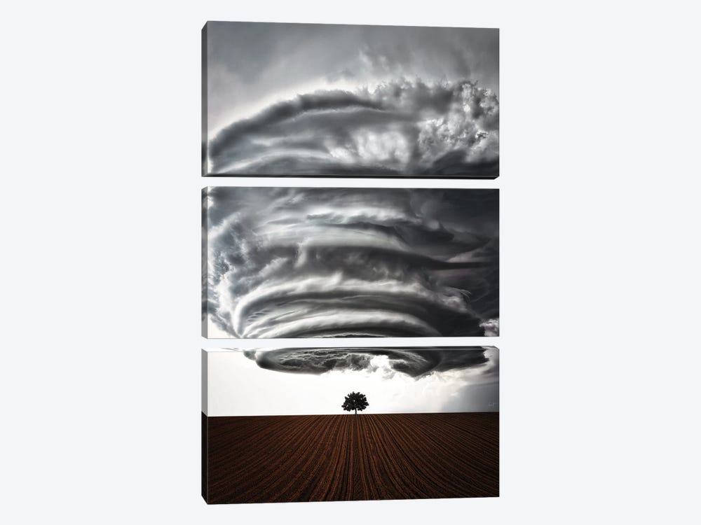 Wake Of Thunderstorm by Kathrin Federer 3-piece Canvas Art