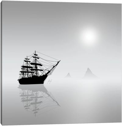 Sailing Canvas Art Print - Kathrin Federer