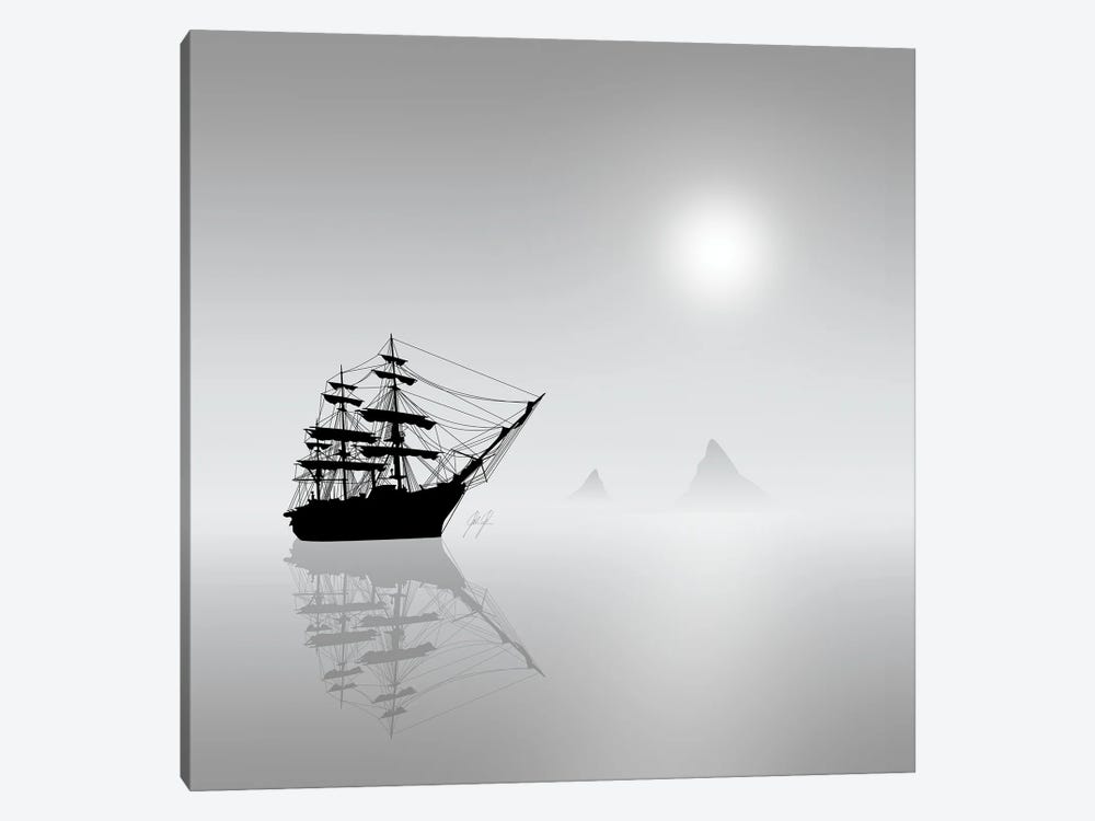 Sailing by Kathrin Federer 1-piece Canvas Wall Art