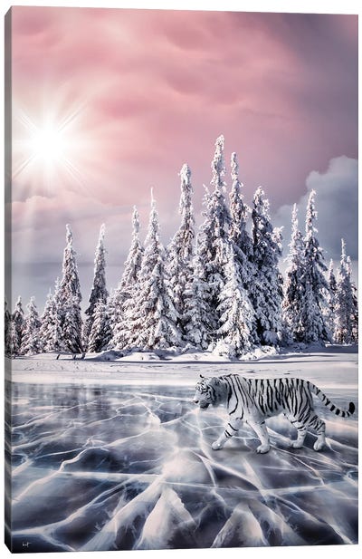 Fantasy Winterwonderland Canvas Art Print - Kathrin Federer