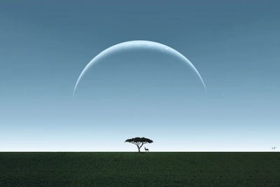 Moon Bambi by Kathrin Federer multi panel art