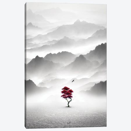 Noble Red Canvas Print #KFD274} by Kathrin Federer Canvas Print