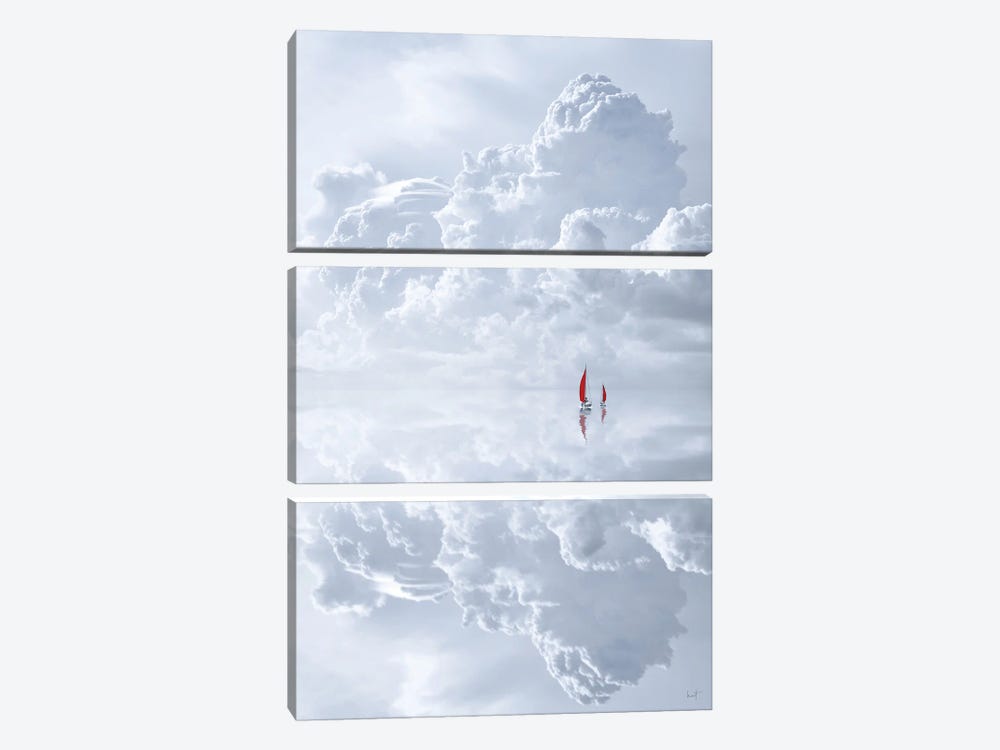 Cloudscape by Kathrin Federer 3-piece Canvas Art Print