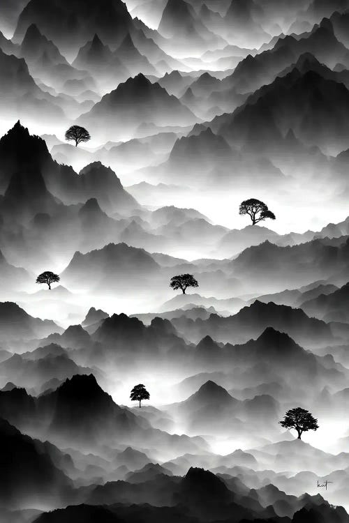 Treescapes by Kathrin Federer wall art