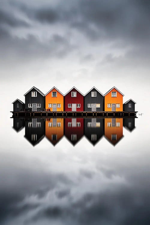 Rusted Residences by Kathrin Federer wall art
