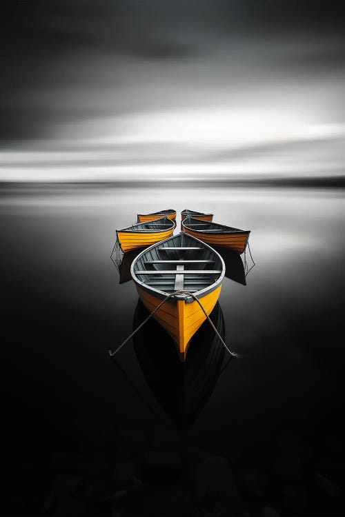 The Yellow Five by Kathrin Federer wall art