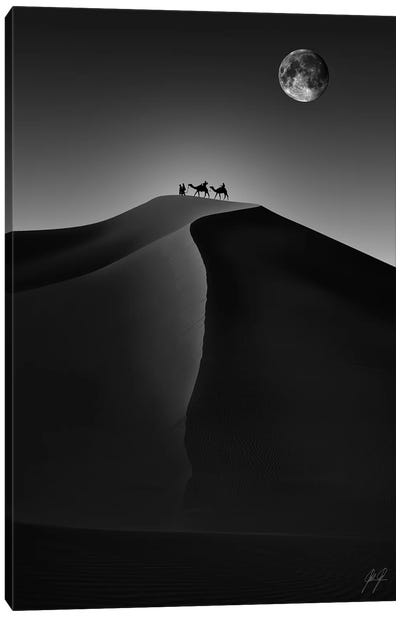 Ridge Of Desert Canvas Art Print - Kathrin Federer