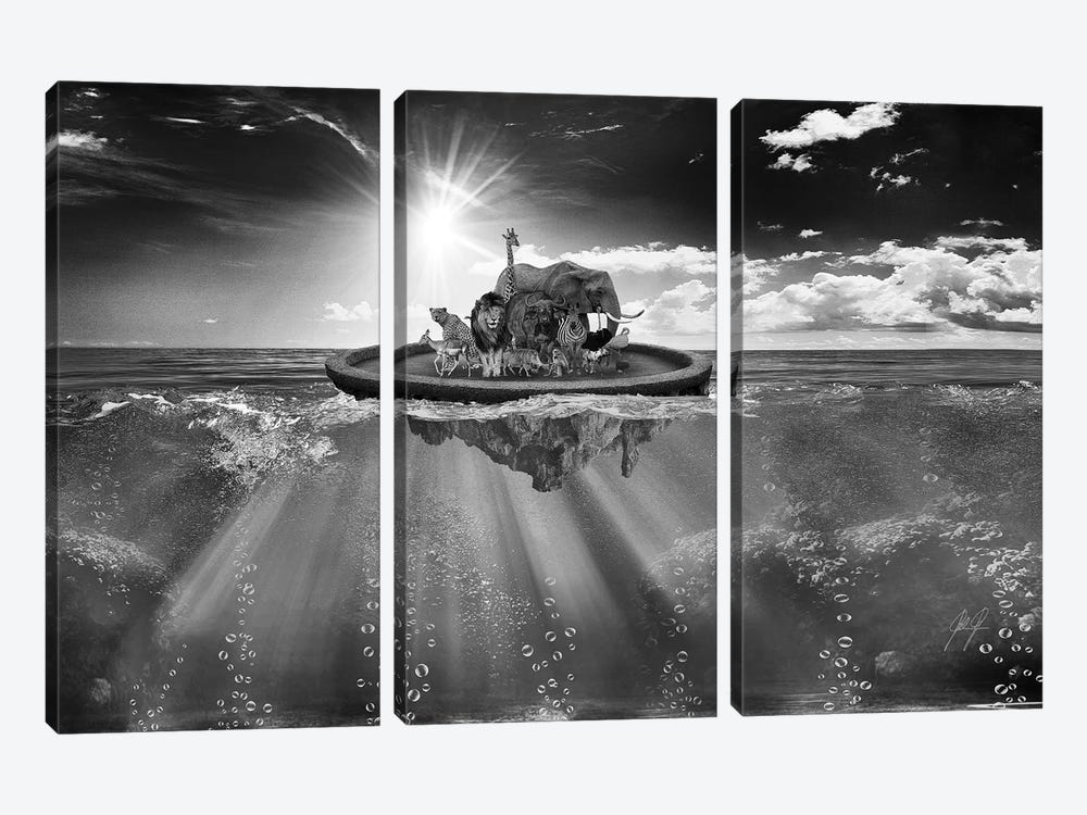 Arche Noah by Kathrin Federer 3-piece Art Print
