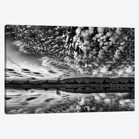 Clouds Trickle Canvas Print #KFD8} by Kathrin Federer Canvas Artwork
