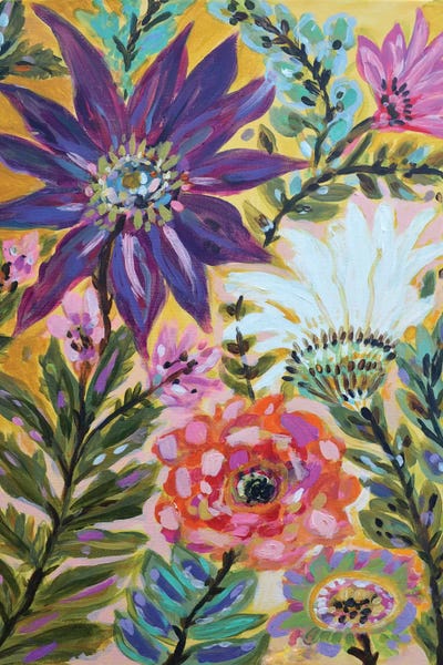 Garden Of Whimsy I by Karen Fields canvas print