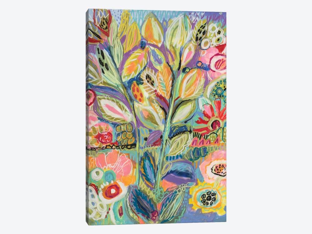 Garden Of Whimsy II by Karen Fields 1-piece Canvas Art Print