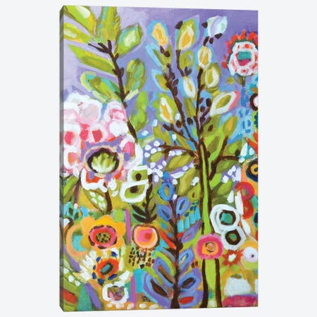 Garden Of Whimsy III Canvas Print #KFI13} by Karen Fields Canvas Wall Art