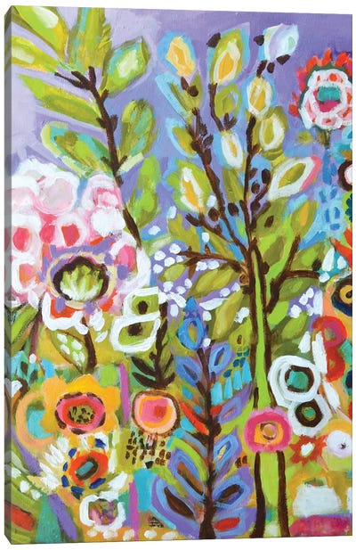Garden Of Whimsy III Canvas Art Print - Karen Fields