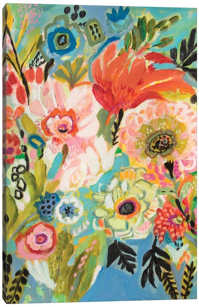 Secret Garden Floral III Canvas Art Print - Karen Fields