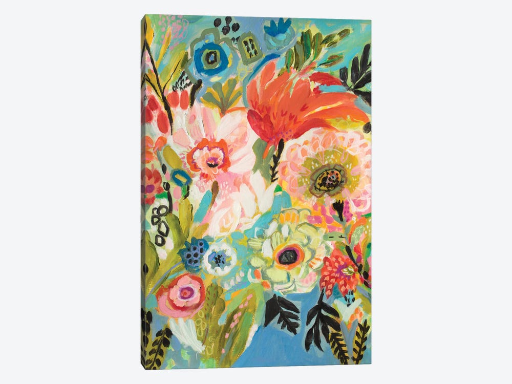Secret Garden Floral III by Karen Fields 1-piece Canvas Print