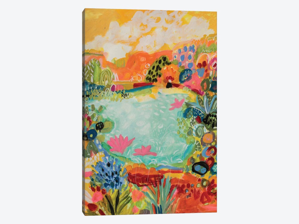 Whimsical Pond I 1-piece Canvas Art Print
