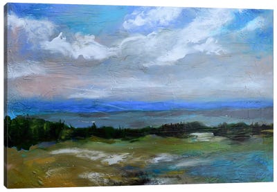 Beach & Sky I Canvas Art Print - Karen Fields