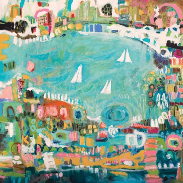 Karen Fields: Abstract Marina IV by Karen Fields