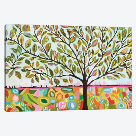 Tree Abstract Canvas Print #KFI51} by Karen Fields Canvas Wall Art