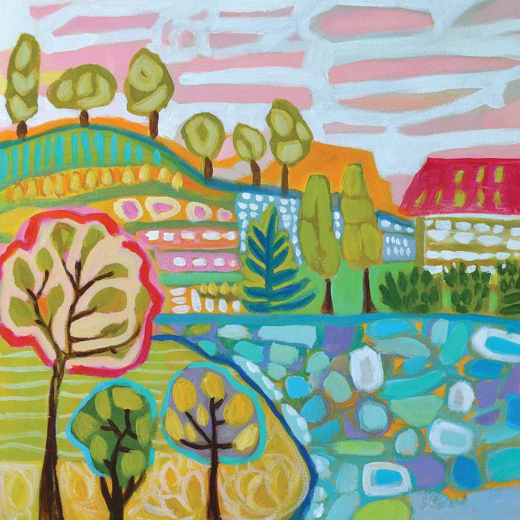 Tree Farm by Karen Fields wall art
