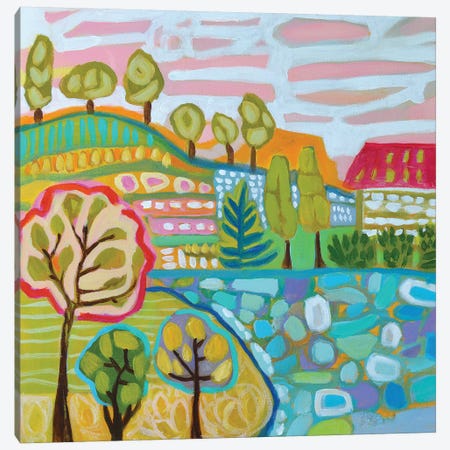 Tree Farm Canvas Print #KFI52} by Karen Fields Canvas Art