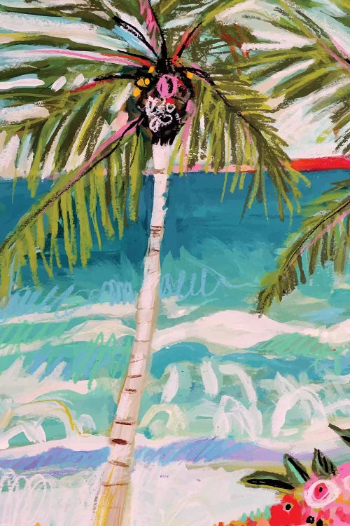 Palm Tree Whimsy I by Karen Fields wall art