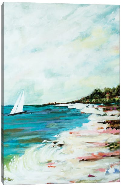 Beach Surf I Canvas Art Print