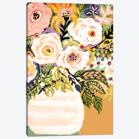 Summer Flowers In A Vase II Canvas Print #KFI62} by Karen Fields Art Print