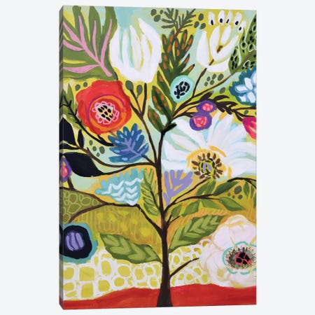 Flower Tree I Canvas Print #KFI67} by Karen Fields Canvas Wall Art