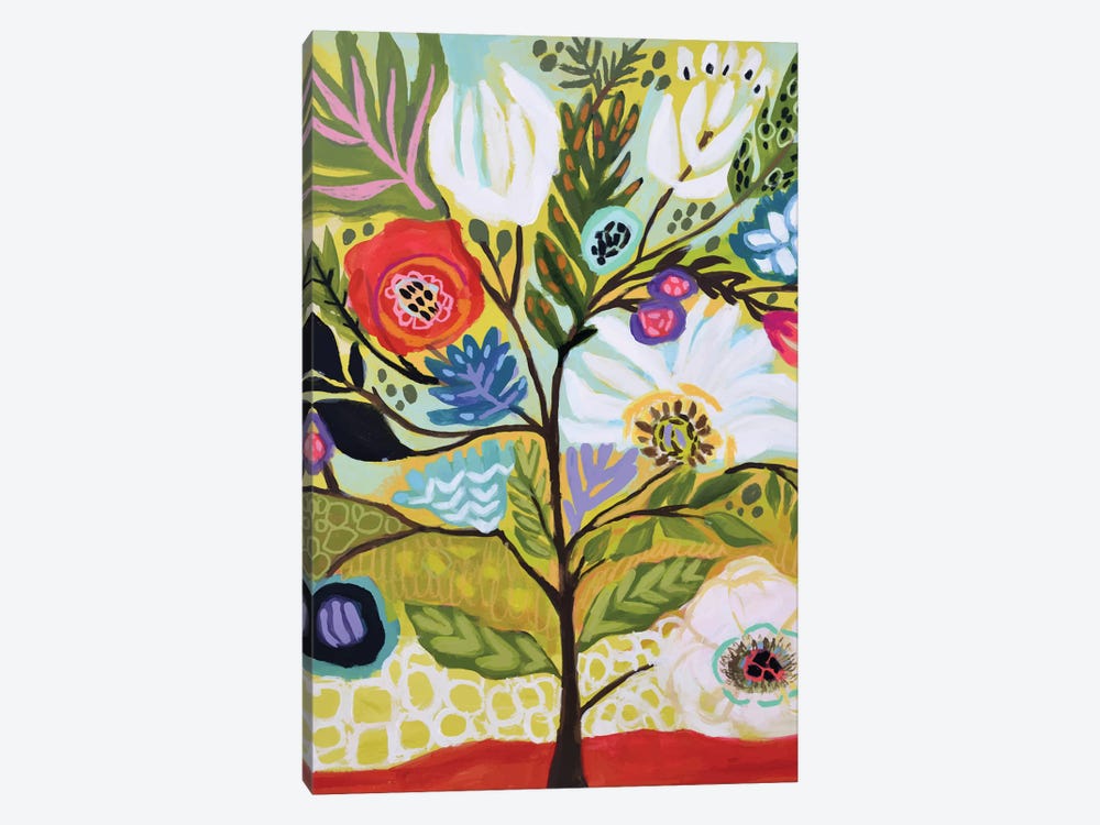 Flower Tree I by Karen Fields 1-piece Canvas Art Print
