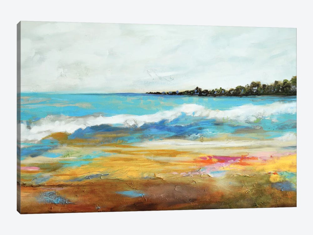 Beach Surf II by Karen Fields 1-piece Art Print